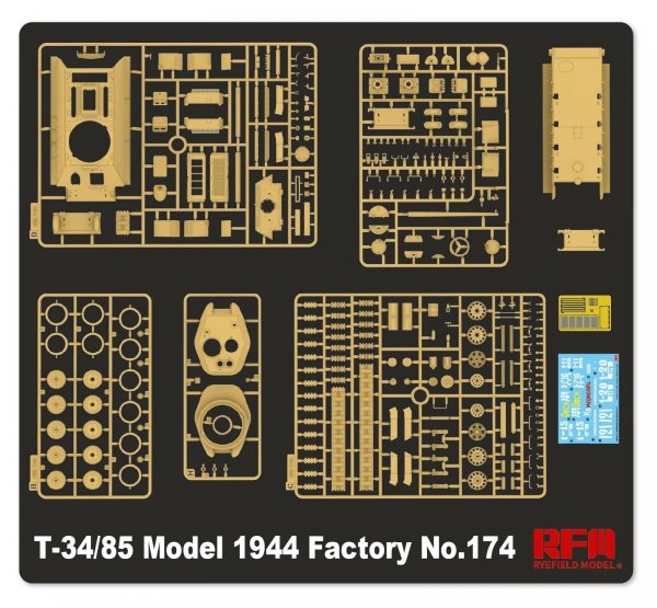 Rye Field Model 5079 T-34/85 Model 1944 Factory No.174 1/35