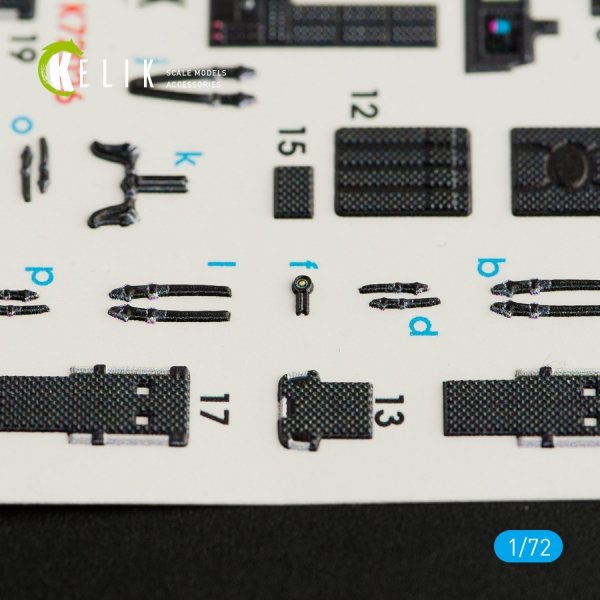 Kelik K72026 UH-1Y "Venom" interior 3D decals for Dream Model kit (1/72)