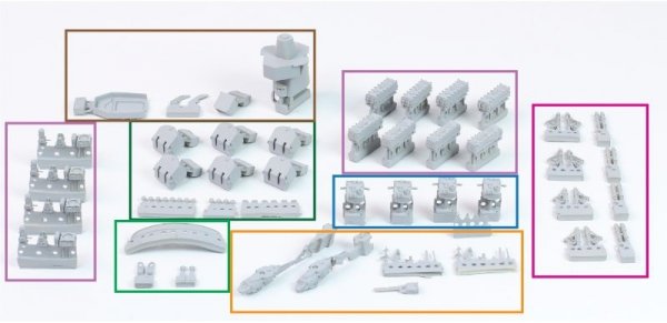 Pontos 35009F1 USS BB-63 Missouri 1991 Detail Up Set (1:350)