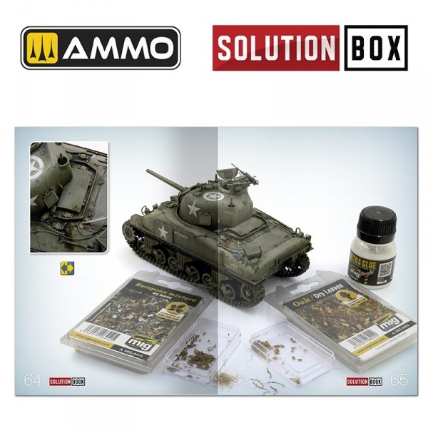 AMMO by Mig Jimenez 7728 SOLUTION BOX 22 – WWII USA ETO. Colors and Weathering System