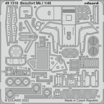 Eduard BIG49360 Beaufort Mk. I PART I ICM 1/48