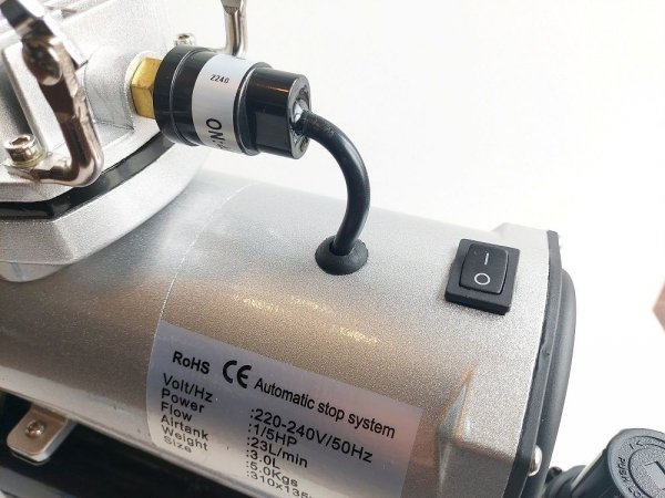 Fine Art FA-20T Kompresor bezolejowy 3l z filtrem i reduktorem Premium Line (S5000)