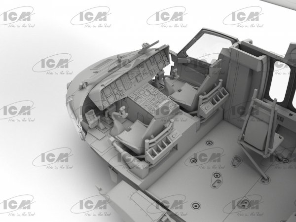 ICM 48361 UH-60A Black Hawk US Military Transport Helicopter 1/48
