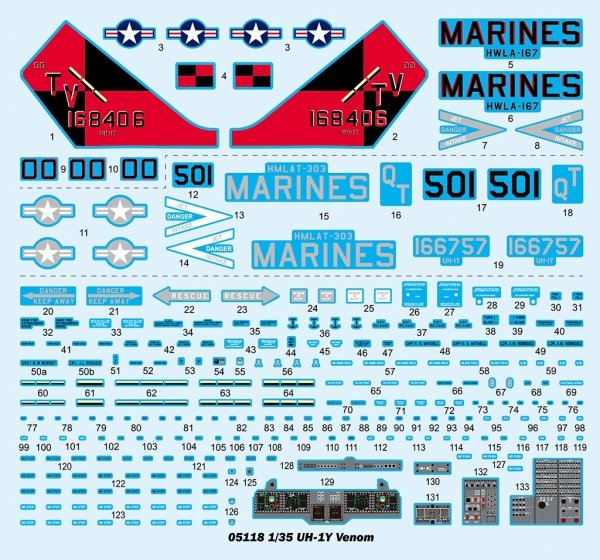 Trumpeter 05118 UH-1Y Venom 1/35