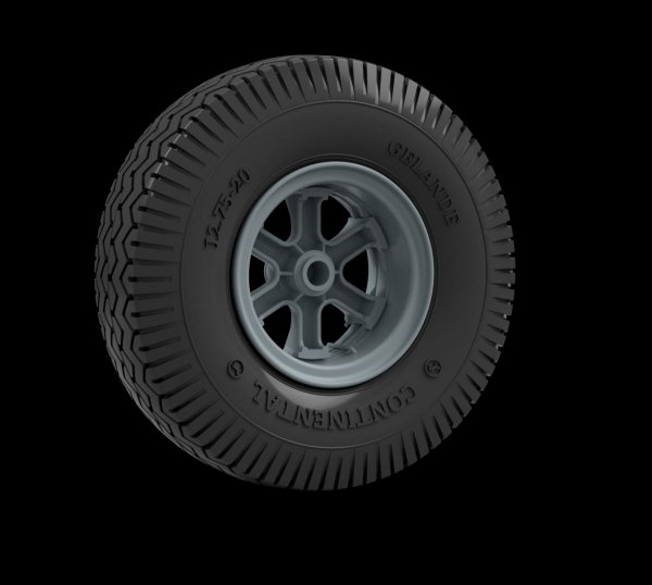 Panzer Art RE35-801 Vomag 8LR 9t truck Road wheels (Continental) 1/35
