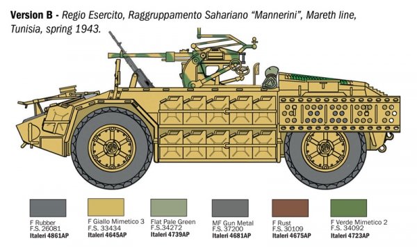 Italeri 97044 AS 42 Sahariana 1/72
