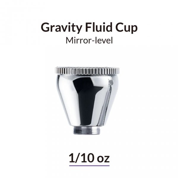 Gaahleri 40997 3 ml Mirror-Level Gravity Fluid Airbrush Cup