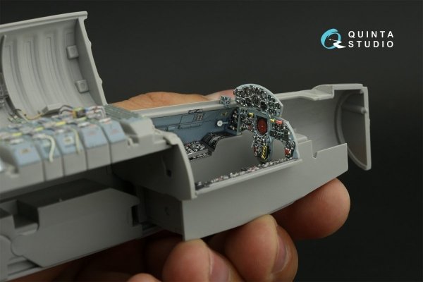 Quinta Studio QD32141 F-104G 3D-Printed &amp; coloured Interior on decal paper (Italeri) 1/32