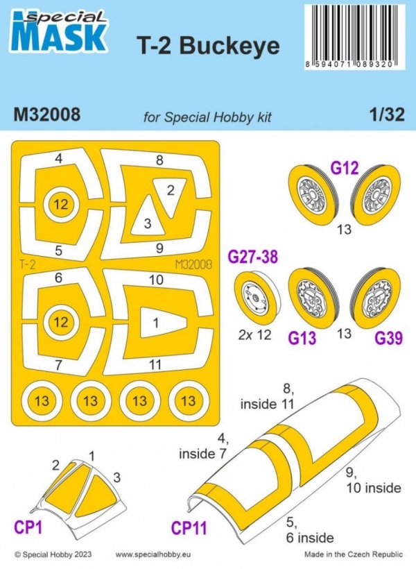 Special Hobby M32008 T-2 Buckeye (For Special Hobby Kit) 1/32