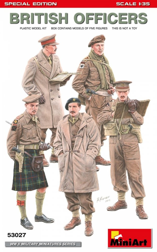 Mini Art 53027 British Officers Special Edition - 5 figures 1/35