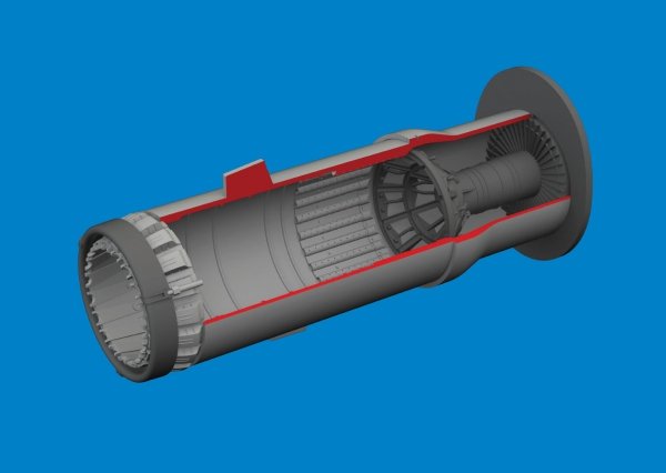 Eduard 6481149 MiG-21F exhaust nozzle PRINT EDUARD 1/48