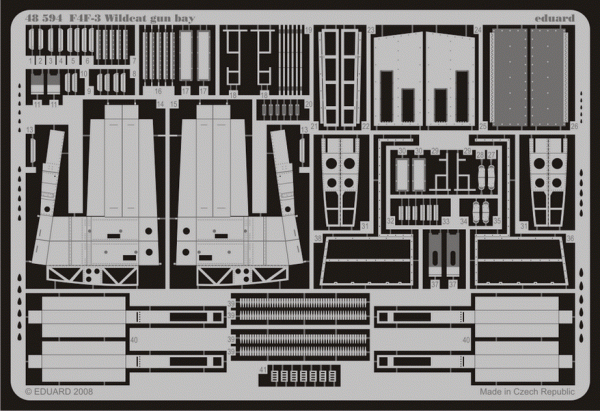 Eduard 48594 F4F-3 gun bay 1/48  (HOBBY BOSS)