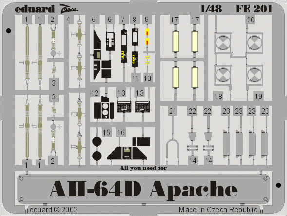 Eduard 49201 AH-64D 1/48 Hasegawa
