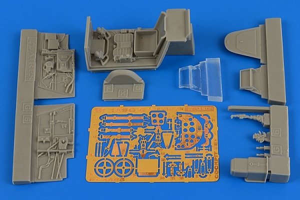 Aires 4685 Bf 109G-6 (late) cockpit set 1/48 EDUARD