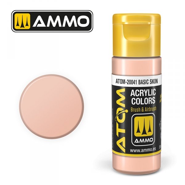 AMMO of Mig Jimenez 20041 ATOM COLOR Basic Skin 20ml