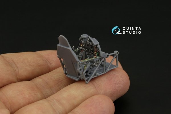 Quinta Studio QD48446 Hurricane family 3D-Printed coloured Interior on decal paper (Italeri/Tamiya) 1/48
