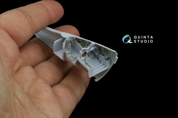 Quinta Studio QD72173 Blackburn Buccanneer S.2B Late 3D-Printed &amp; coloured Interior on decal paper (Airfix) 1/72
