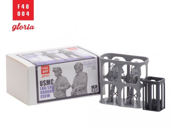Gloria F48004 USMC LHA/LHD Ground Crew 2 figures 1/48