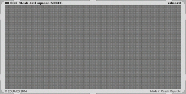 Eduard 00034 Mesh 4x4 square STEEL