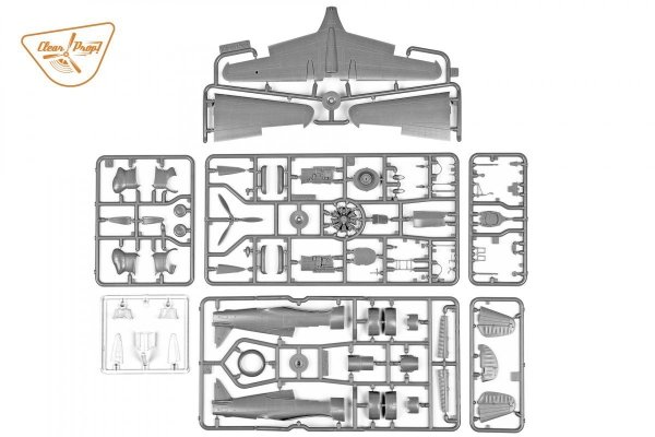 Clear Prop! CP72022 H-75N Hawk STARTER KIT 1/72