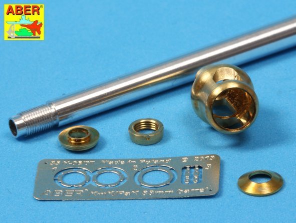 Aber 35L-067N 88 mm Pak 43/3 L/71 Barrel for German Tank Destroyer Jagdpanther Ausf.G1 early (1:35)