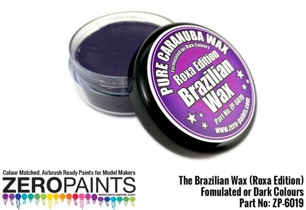 Zero Paints ZP-6019 The Brazilian Wax (Roxa Edition) - (Pure Carnauba Wax) For Dark Colours 30ml