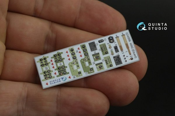 Quinta Studio QD48239 A6M2 Zero 3D-Printed &amp; coloured Interior on decal paper (Eduard) 1/48