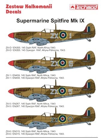 Techmod 32047 Spitfire Mk IX (1:32)