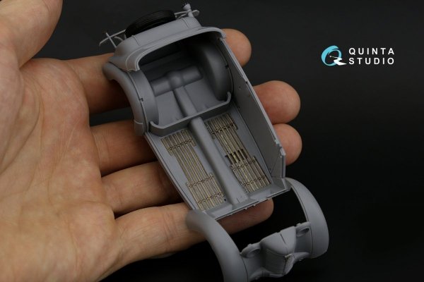 Quinta Studio QD35081 Opel kadett k38 3D-Printed &amp; coloured Interior on decal paper (ICM) 1/35