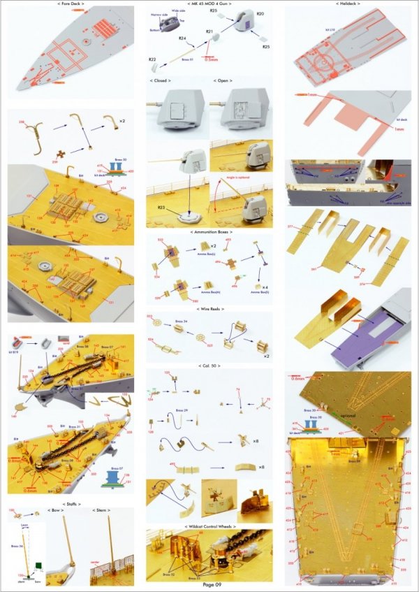Pontos 35028F1 USS DDG-92 Momsen Flight IIa Detail Up Set 1/350