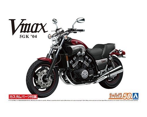 Aoshima 06313 Yamaha 5GK Vmax '04 with Custom parts 1/12