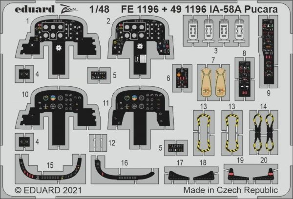 Eduard BIG49303 IA-58A Pucara KINETIC 1/48