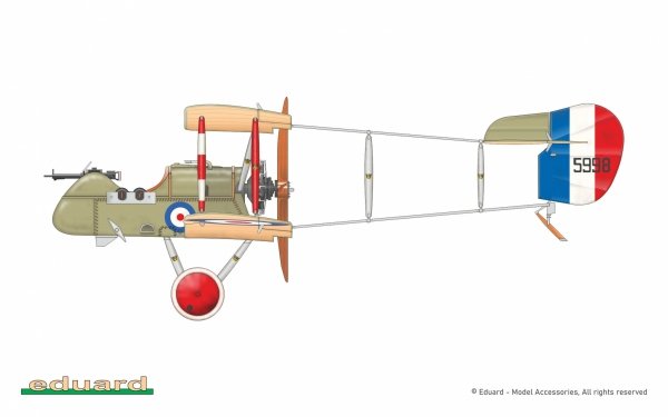 Eduard 8094 DH-2 - The ProfiPACK Edition 1/48