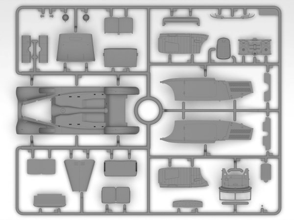 ICM 35542 Typ 320 (W142) Soft Top WWII German staff car 1/35