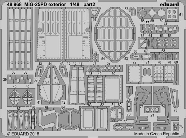 Eduard BIG49206 MiG-25PD 1/48 ICM