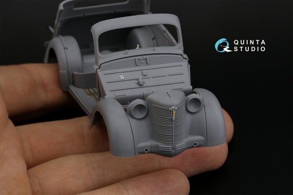 Quinta Studio QD35081 Opel kadett k38 3D-Printed &amp; coloured Interior on decal paper (ICM) 1/35