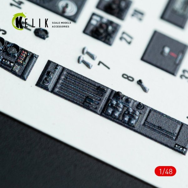 Kelik K48142 Do-217 K/M - interior 3D decals for ICM kit (1/48)