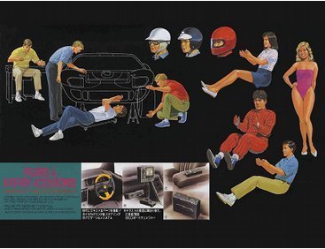 Fujimi 110400 Garage and Tools Figures and Interior Accessories 1/24