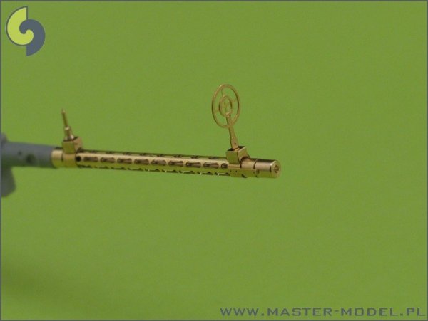 Master AM-32-013 German aircraft machine gun MG 15 - turned barrels and etched sights (2pcs) (1:32)