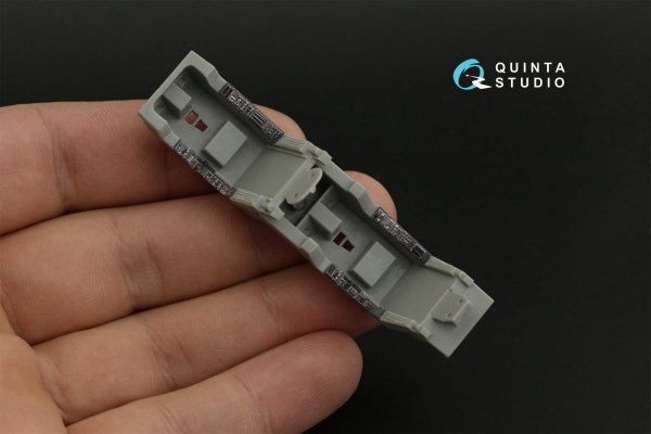 Quinta Studio QDS-48117 Mirage 2000N 3D-Printed &amp; coloured Interior on decal paper (Kinetic) (Small version) 1/48