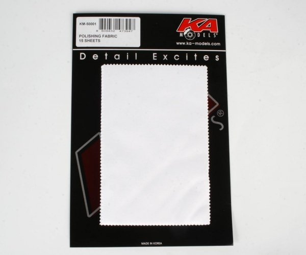 KA Models KM-50001 POLISHING FABRIC (15 Sheets)