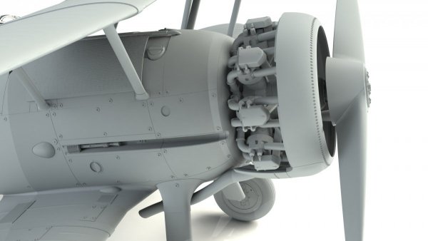ICM 32040 Gloster Gladiator Mk.I, WWII British Fighter 1/32