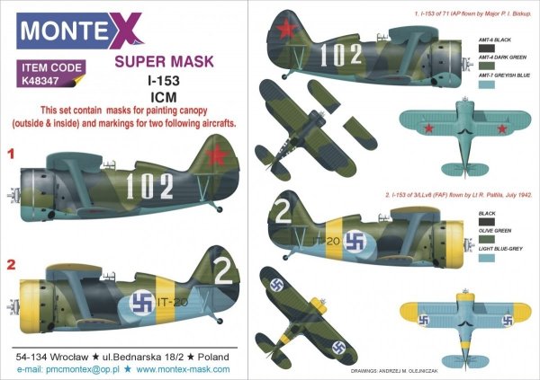 Montex K48347 I-153 1/48