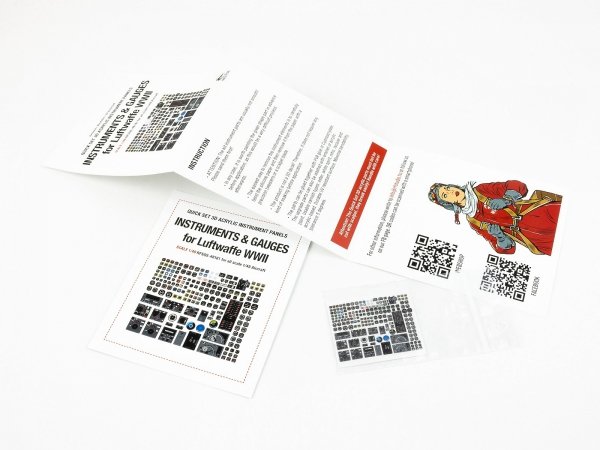 Red Fox Studio QS-48181 Instruments Gauges set for Luftwaffe WWII 1/48
