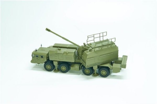 Modelcollect PP72001 Russian 130 mm coastal defense gun A-222 bereg pre-painted Kit (1:72)
