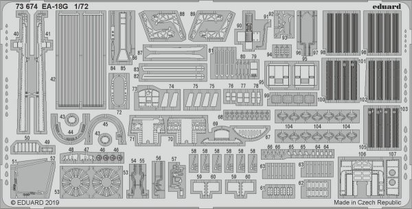 Eduard 73674 EA-18G HASEGAWA 1/72 