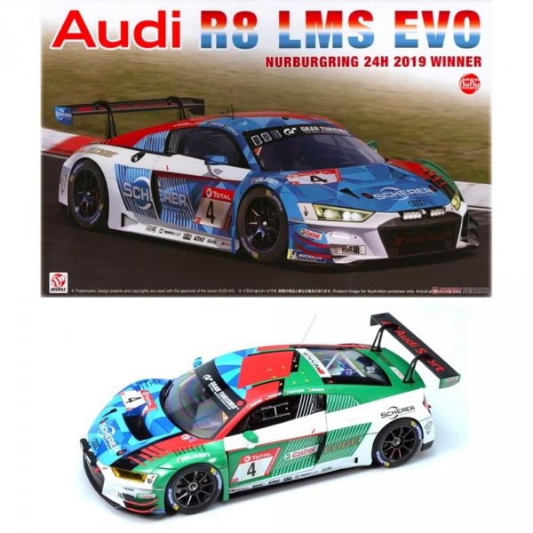 Nunu PN24026 Audi R8 LMS EVO 24h Nurburgring 2019 Winner 1/24