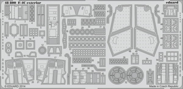 Eduard 48800 F-4C exterior ACADEMY 1/48