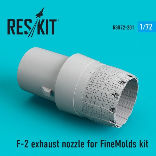 RESKIT RSU72-0201 F-2 EXHAUST NOZZLE FOR FINEMOLDS KIT 1/72