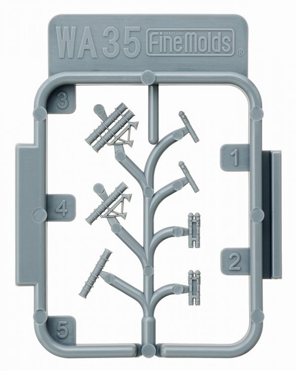 Fine Molds WA35 Anti-Ship Missile &amp; Surface Vessel Torpedo Tubes for Modern Ships 1/700